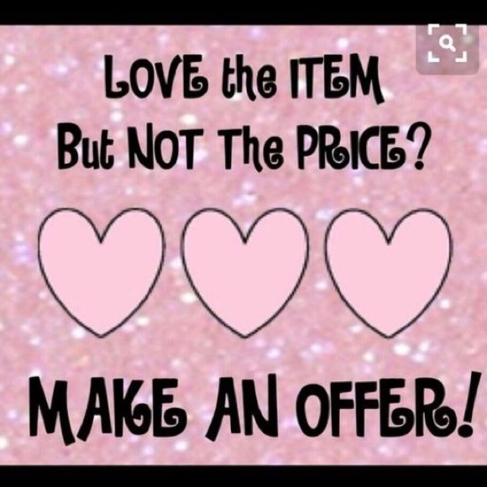 Reasonable offers accepted! Bundles get discount!